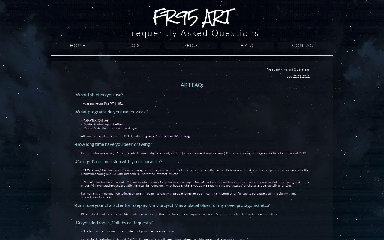FR95 FAQ